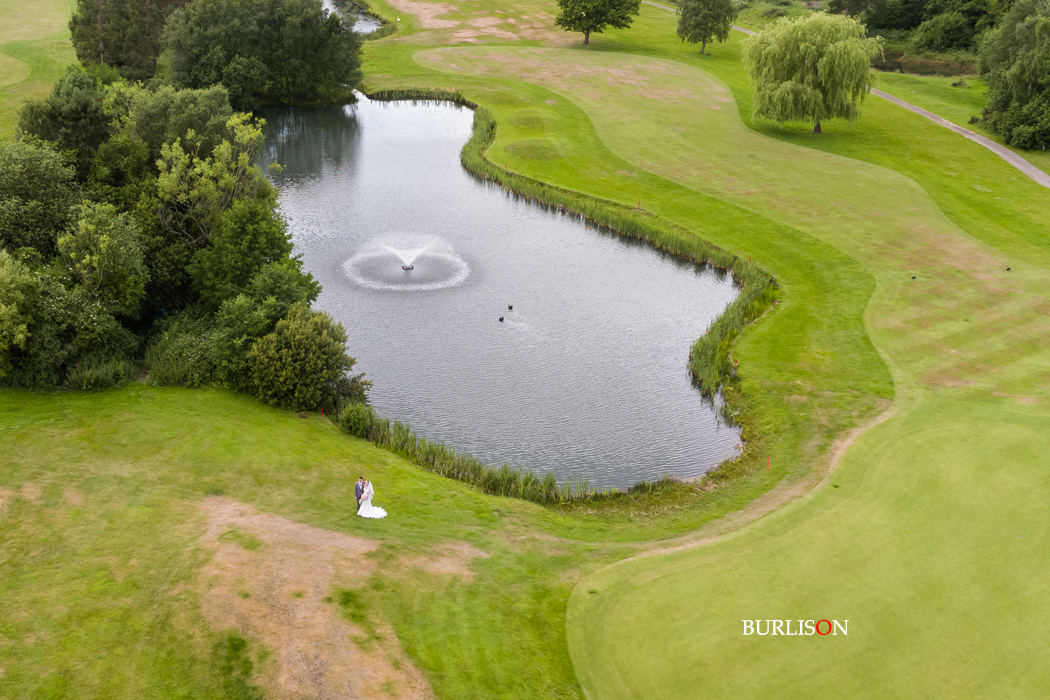 Aerial image Old Thorns Golf