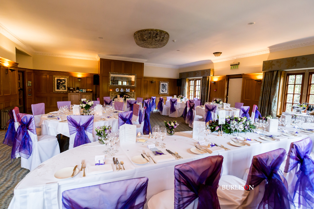 Wedding Reception at Pennyhill Park